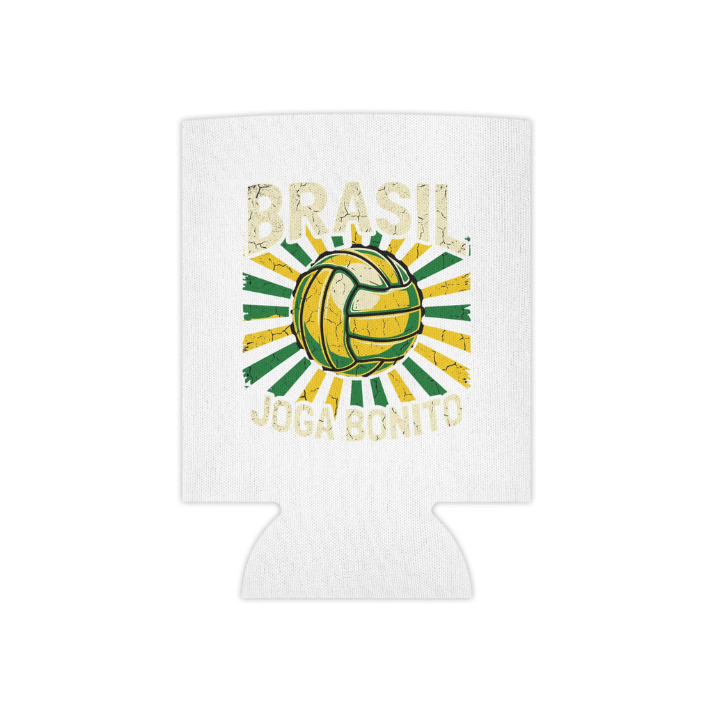 Can Cooler - Brasil Joga Bonito Vintage Soccer Can Koozie