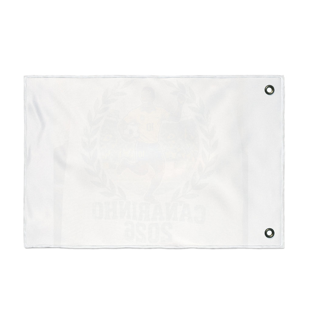 Canarinho 2026 Soccer Flag — Double-Sided Brazil Football Banner